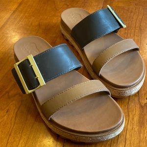 Sorel Womens Size 8.5 Roaming Buckle Slide Shoe Sandal